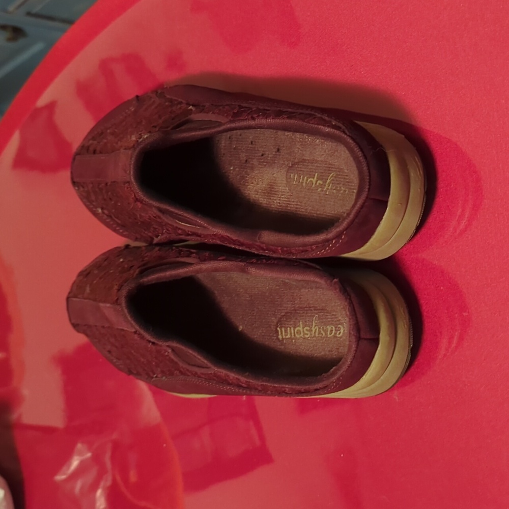 Easy spirit dark red slides - Picture 4 of 6